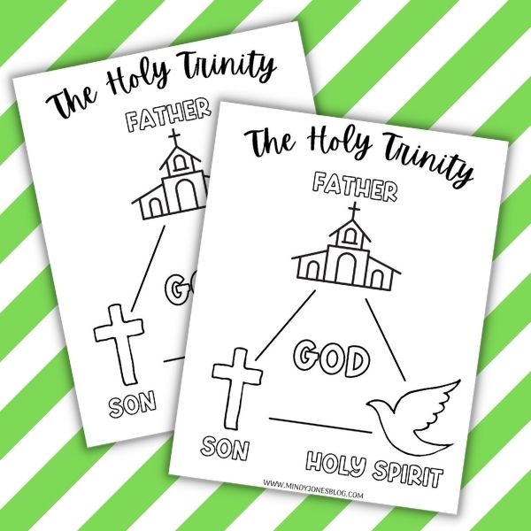 Free printable holy trinity coloring pages for kids mindy jones blog