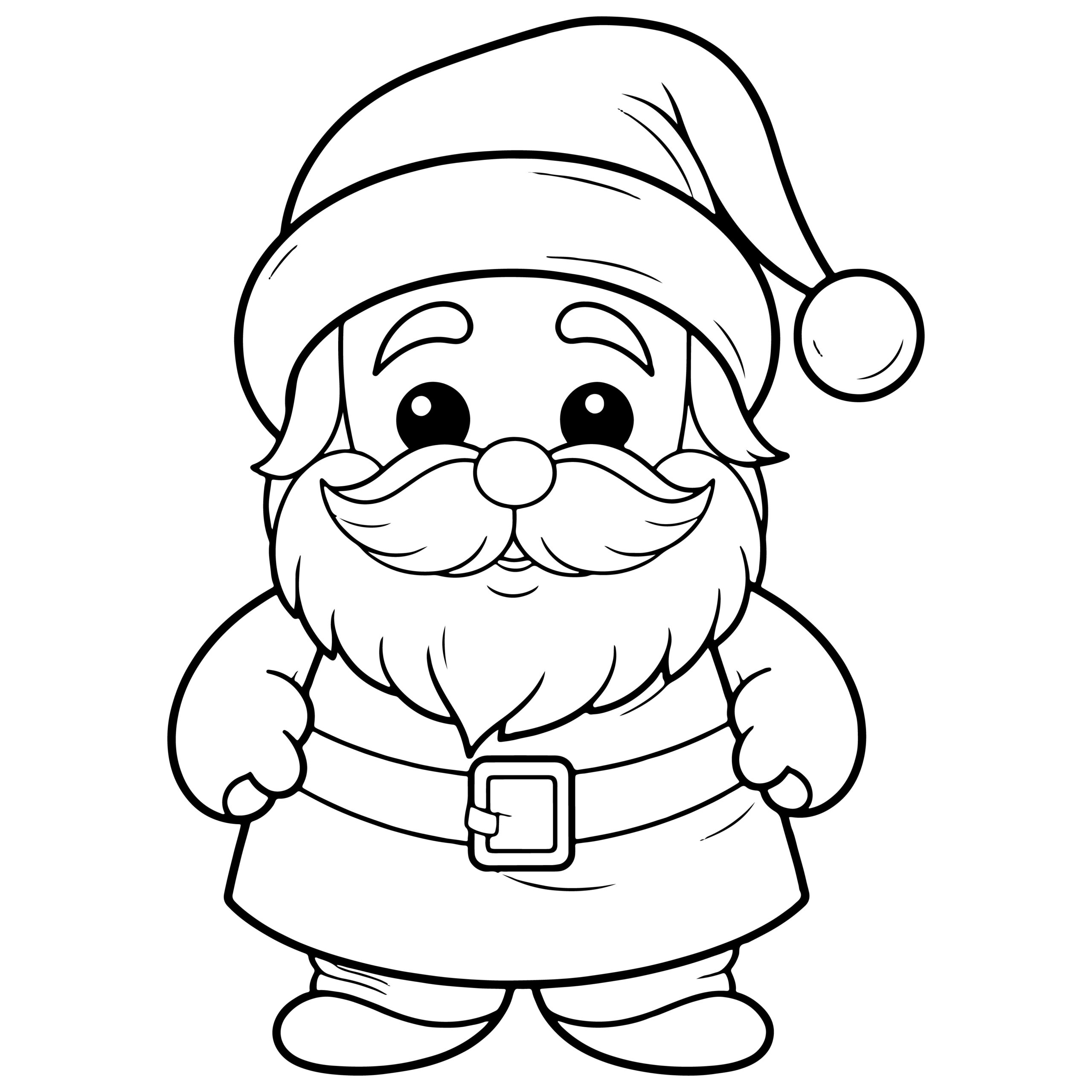 Fun and cute xmas holiday santa claus coloring book with relaxing winter scenes made by teachers