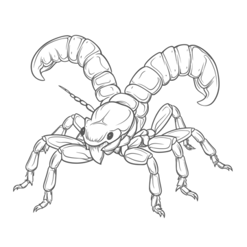 Realistic scorpion drawing png transparent images free download vector files