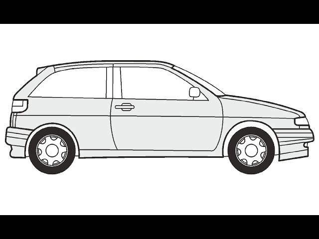 How to draw a seat ibiza ðððº ððñðñðððññ seat ibiza