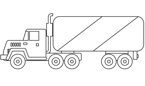 Semi truck coloring page free printable coloring pages