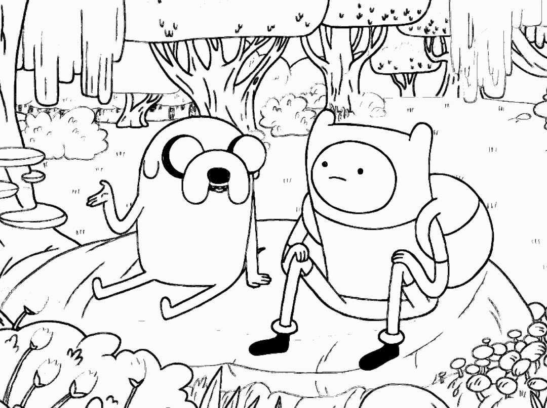 Cartoon coloring pages