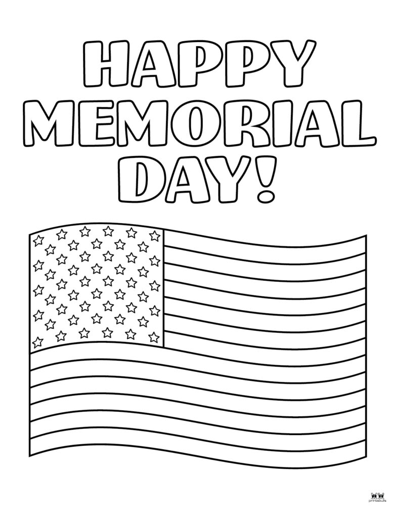 Memorial day coloring pages