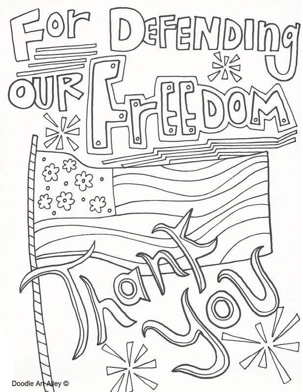 Memorial day coloring pages