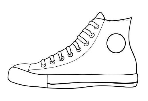 Pete the cat shoe coloring page pete the cat shoes shoe template pete the cat