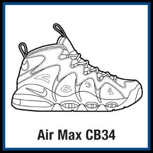 Free sneaker coloring pages