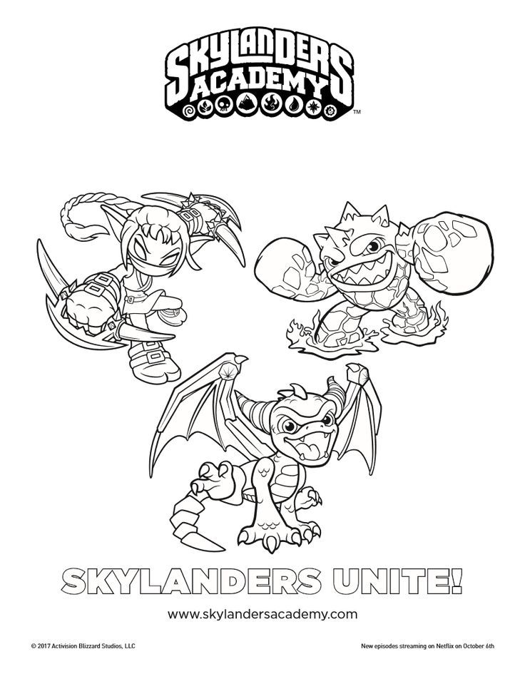 Free skylanders unite printable coloring page mermaid coloring pages unicorn coloring pages kids printable coloring pages