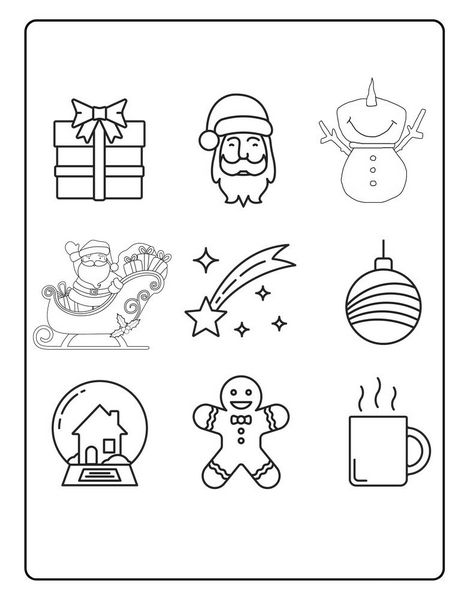 Christmas coloring pages