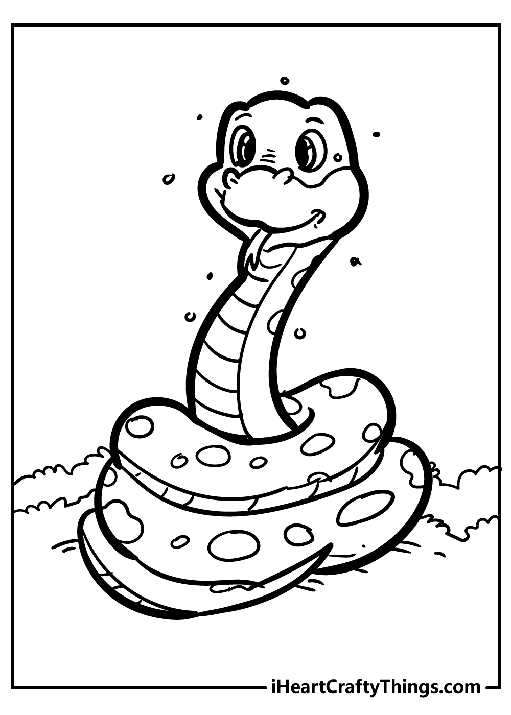 Snake coloring pages free printables