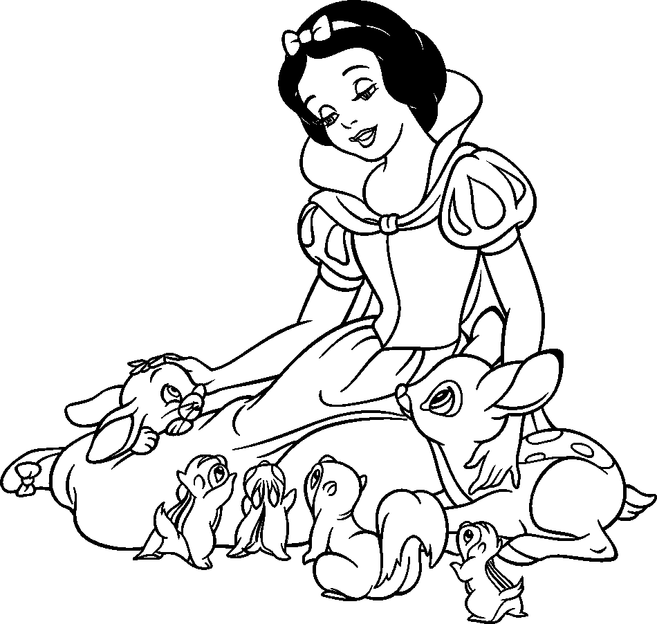 Snow white for children