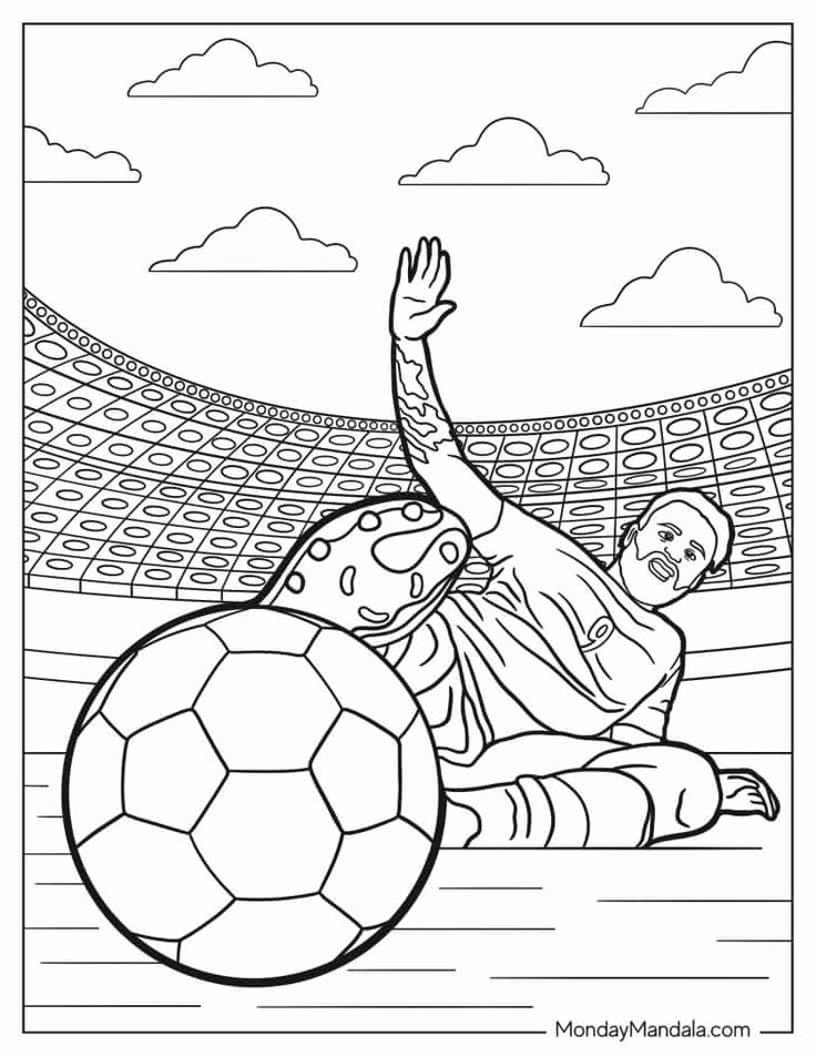 Soccer coloring pages free pdf printables coloring pages free printable coloring pages color