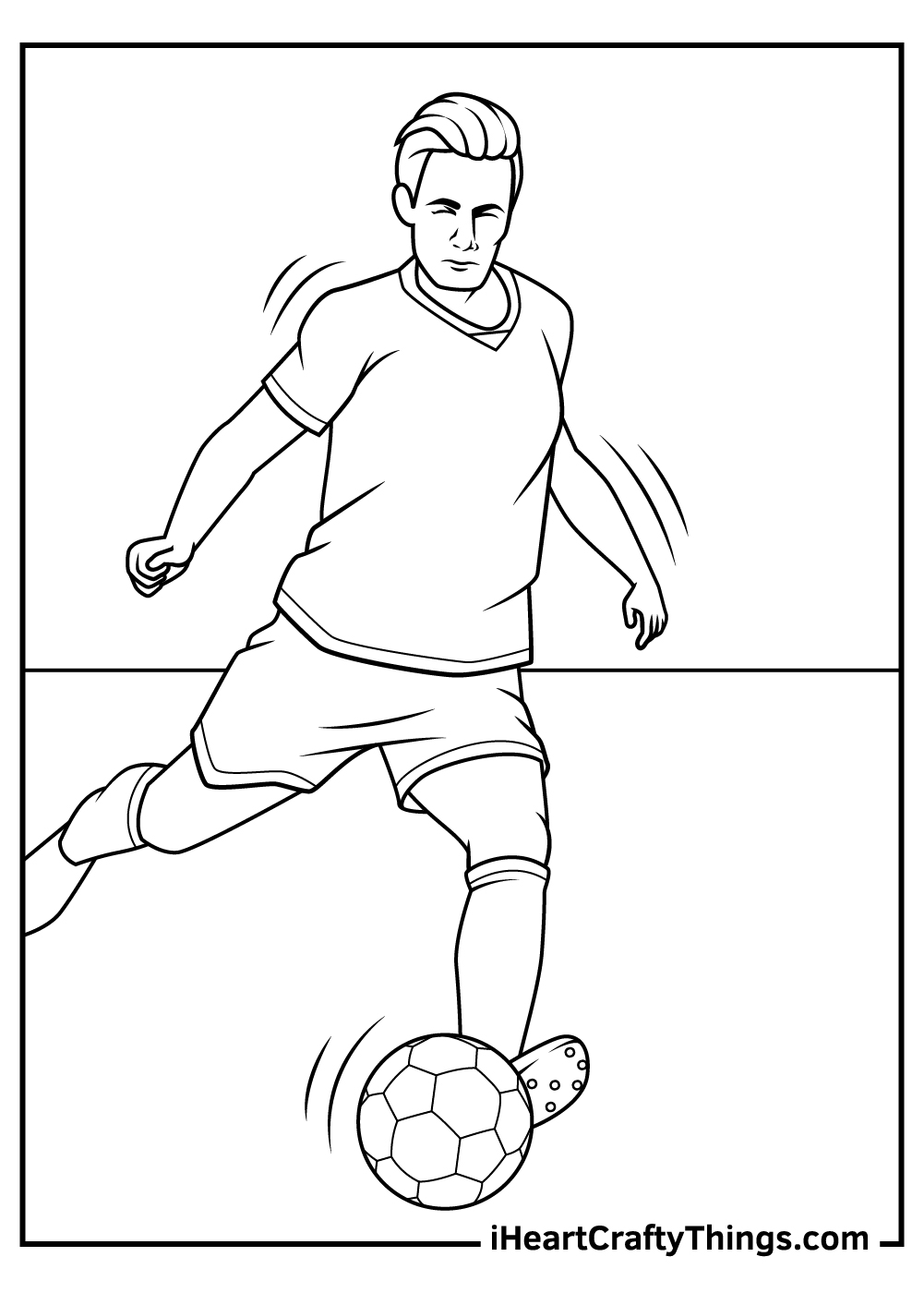 Soccer coloring pages free printables