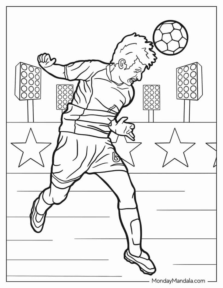 Soccer coloring pages free pdf printables coloring pages classroom crafts free printable coloring pages