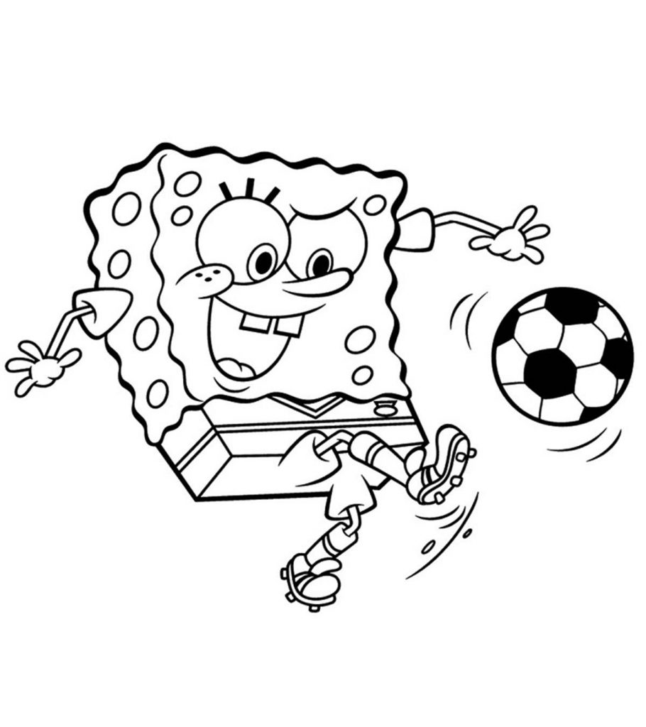 Soccer coloring pages