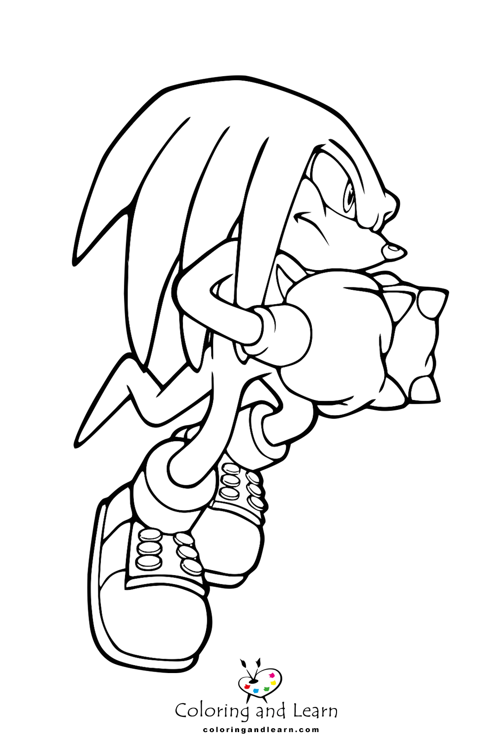 Sonic coloring pages