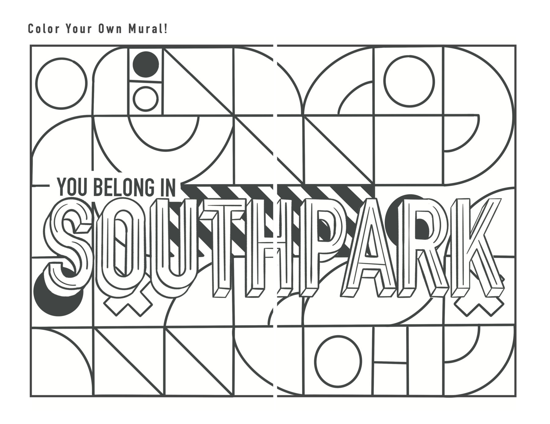 Color southpark your way southpark charlotte