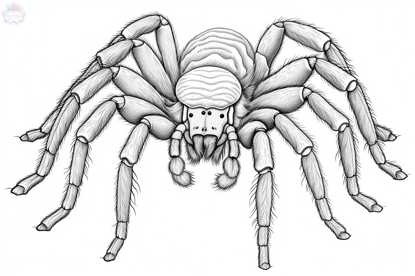 Spider coloring pages