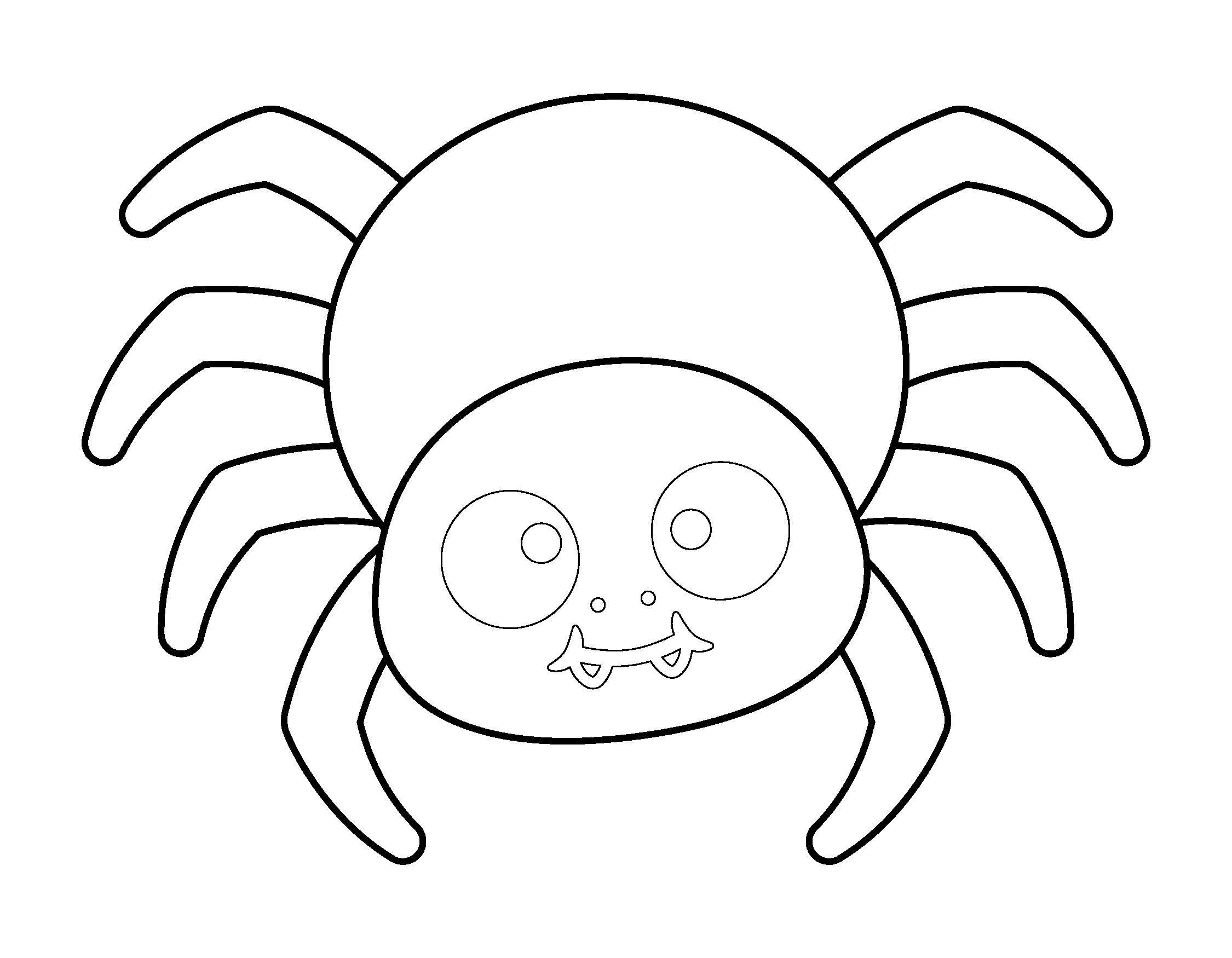 Spider coloring pages