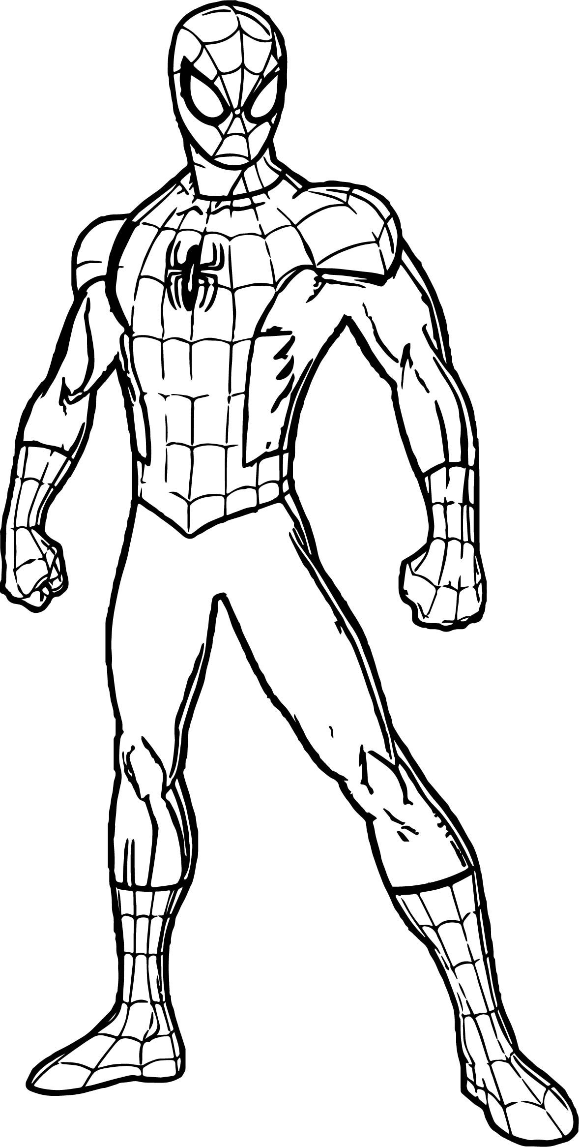 Coloring pages top spiderman coloring pages for kids
