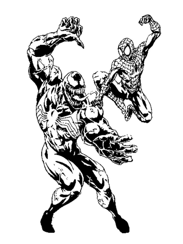 Free printable venom coloring pages for kids spiderman coloring black spiderman cartoon coloring pages