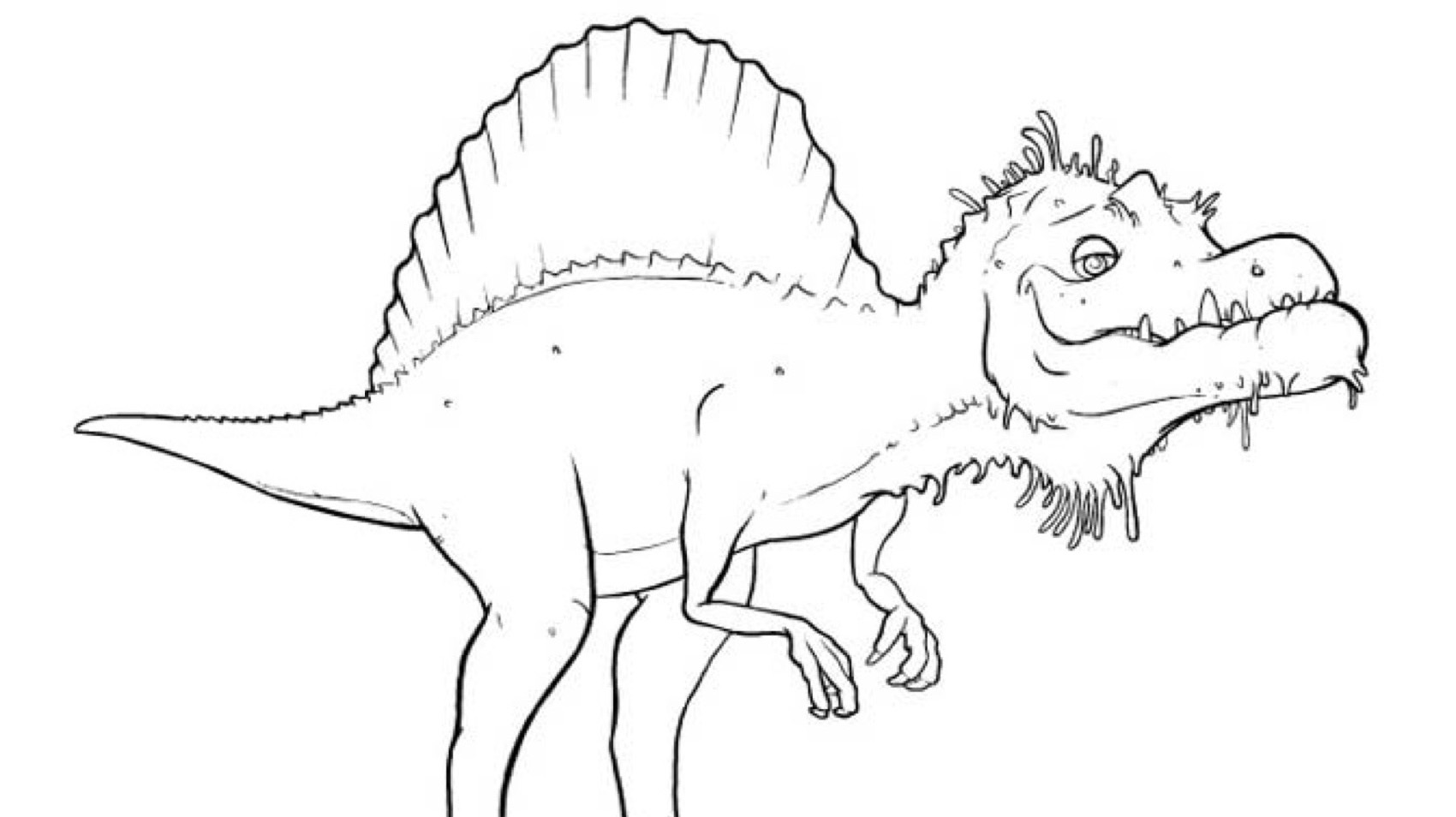 Spinosaurus coloring page kids coloring pages kids for parents