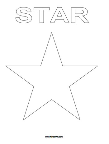 Star coloring page â