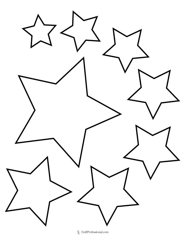 Christmas star coloring pages