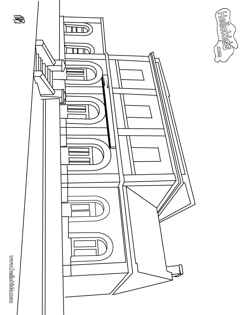 Train station coloring pages