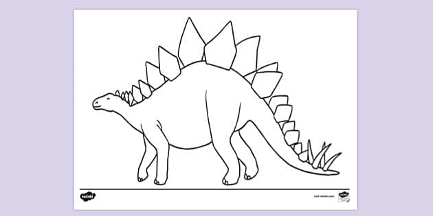 Stegosaurus dinosaur louring sheet louring sheets