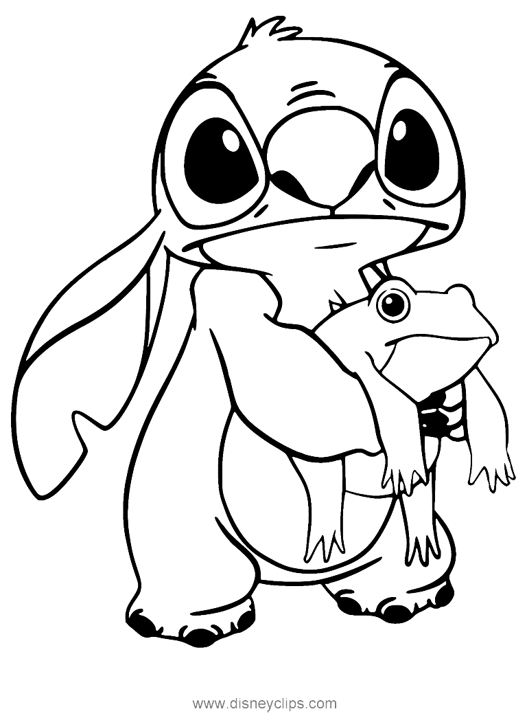 Lilo stitch coloring pages printable for free download