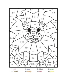 St grade math coloring worksheets