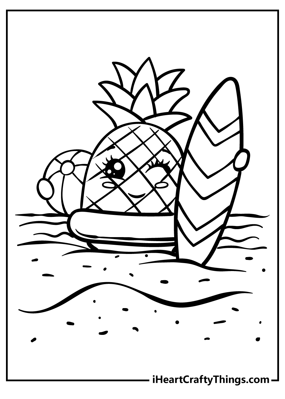 Summer coloring pages free printables