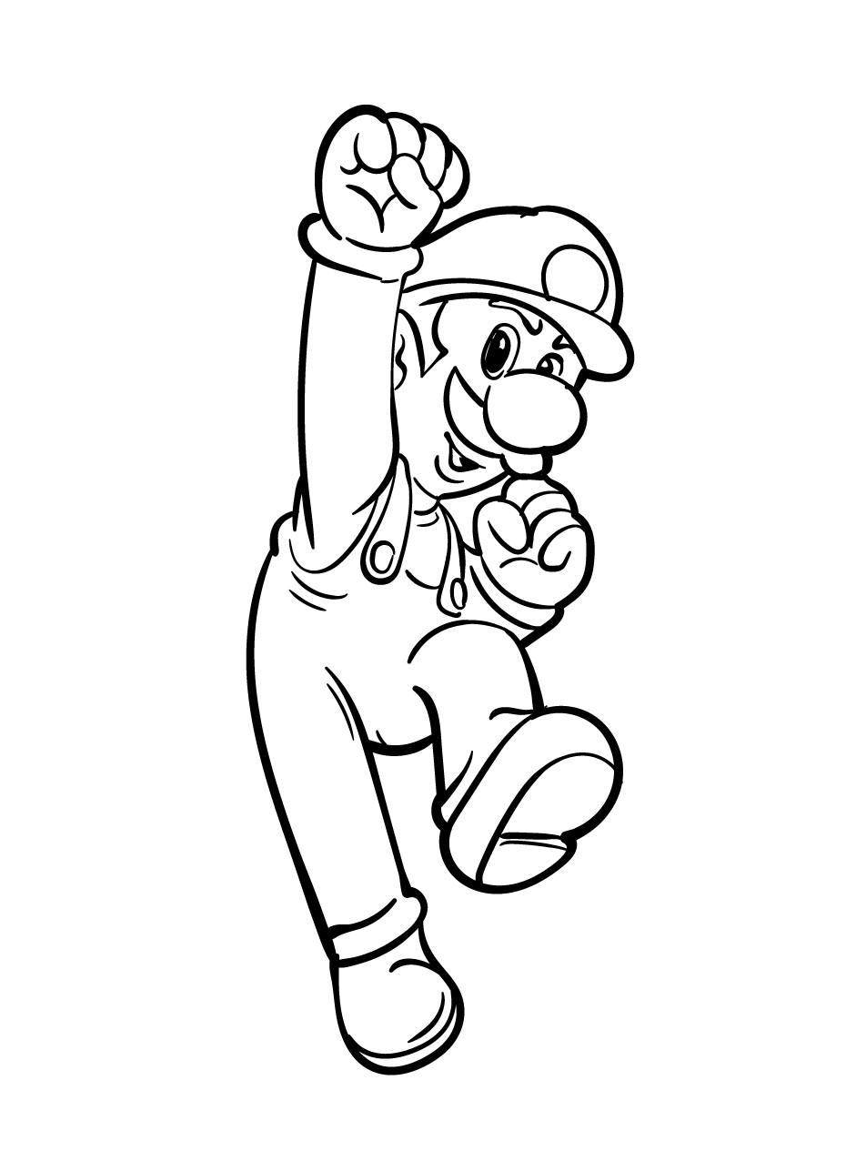 Super mario coloring pages by coloringpageswk on