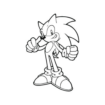 Super sonic coloring sheets