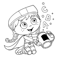 Top super why coloring pages for your toddler