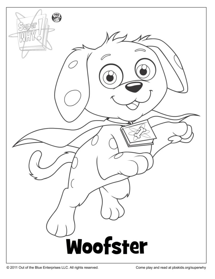 Woofster coloring page kids coloring pages kids for parents