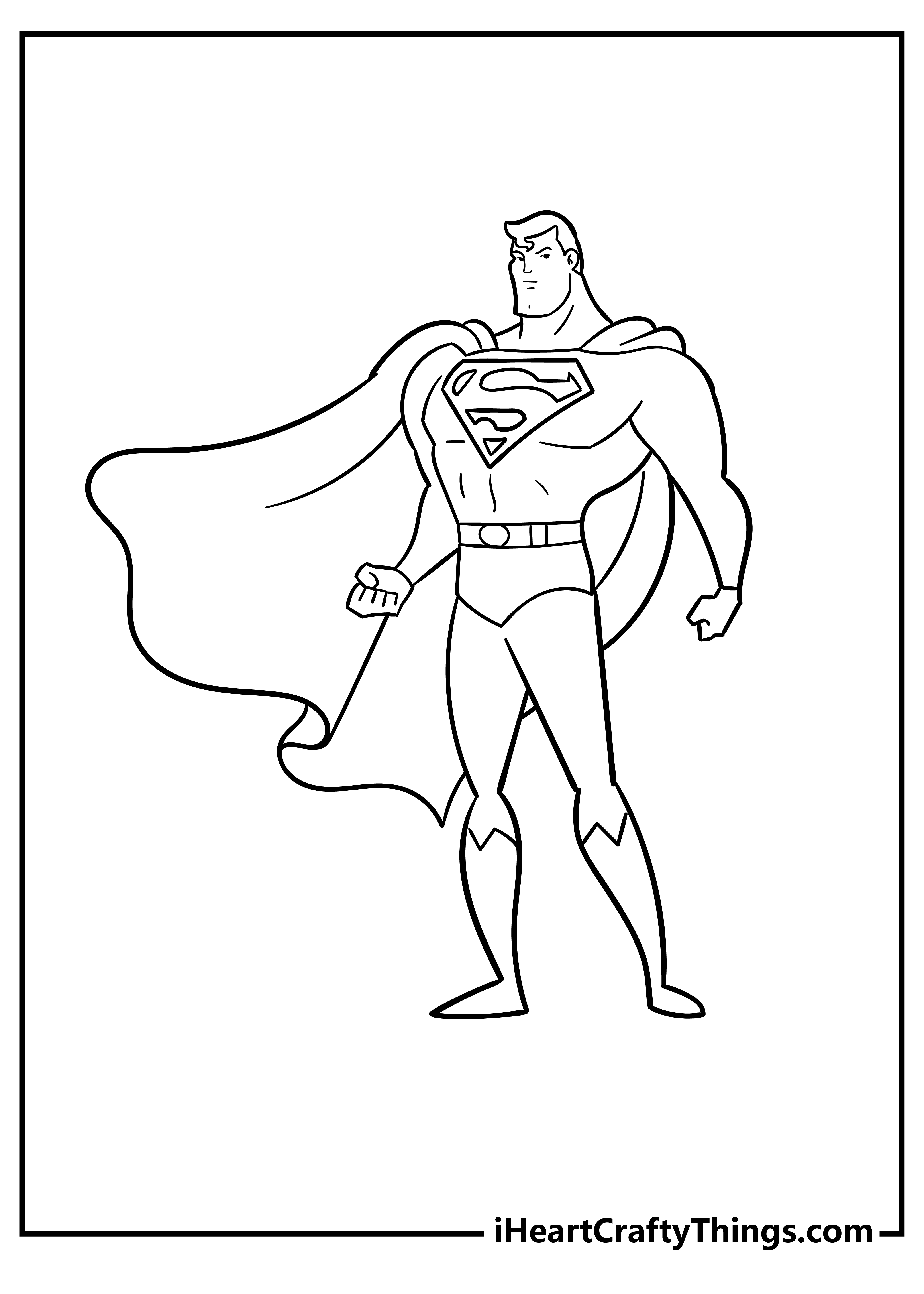 Superman coloring pages free printables