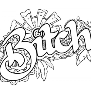 Swear word coloring pages printable for free download