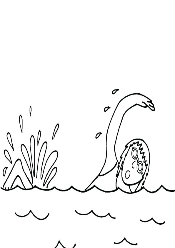 Coloring pages swimmer swimming coloring page