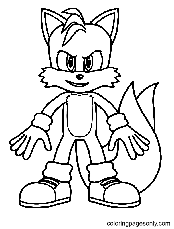 Tails coloring pages printable for free download