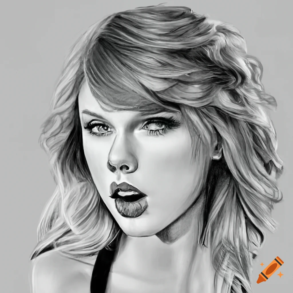 Coloring pages of taylor swift on