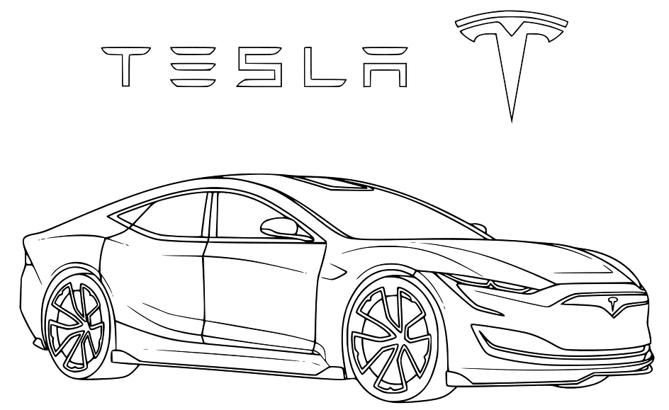 Tesla coloring pages printable for free download