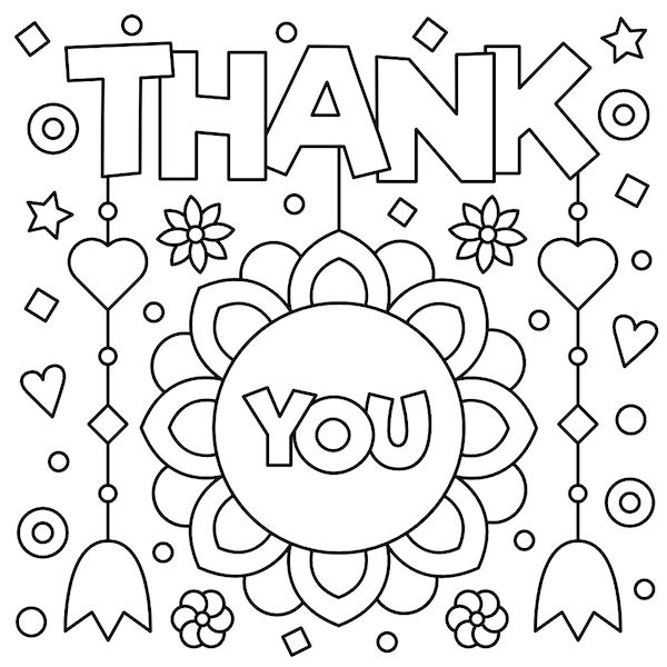 Free printable thank you cards printable thank you cards coloring pages merry christmas coloring pages