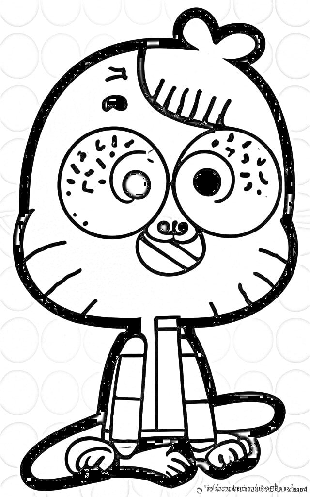 The amazing world of gumball coloring pages