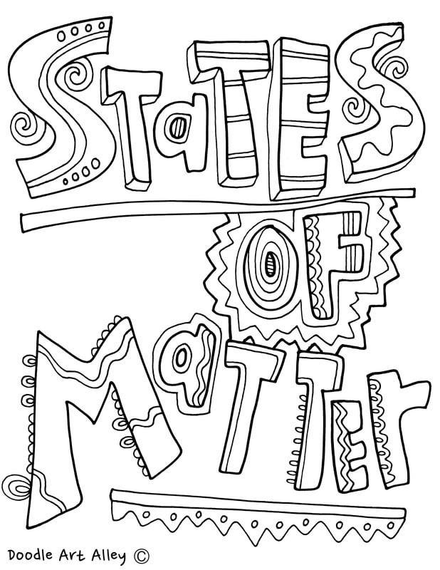 States of matter printables