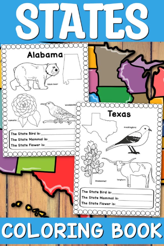 Free us states worksheets