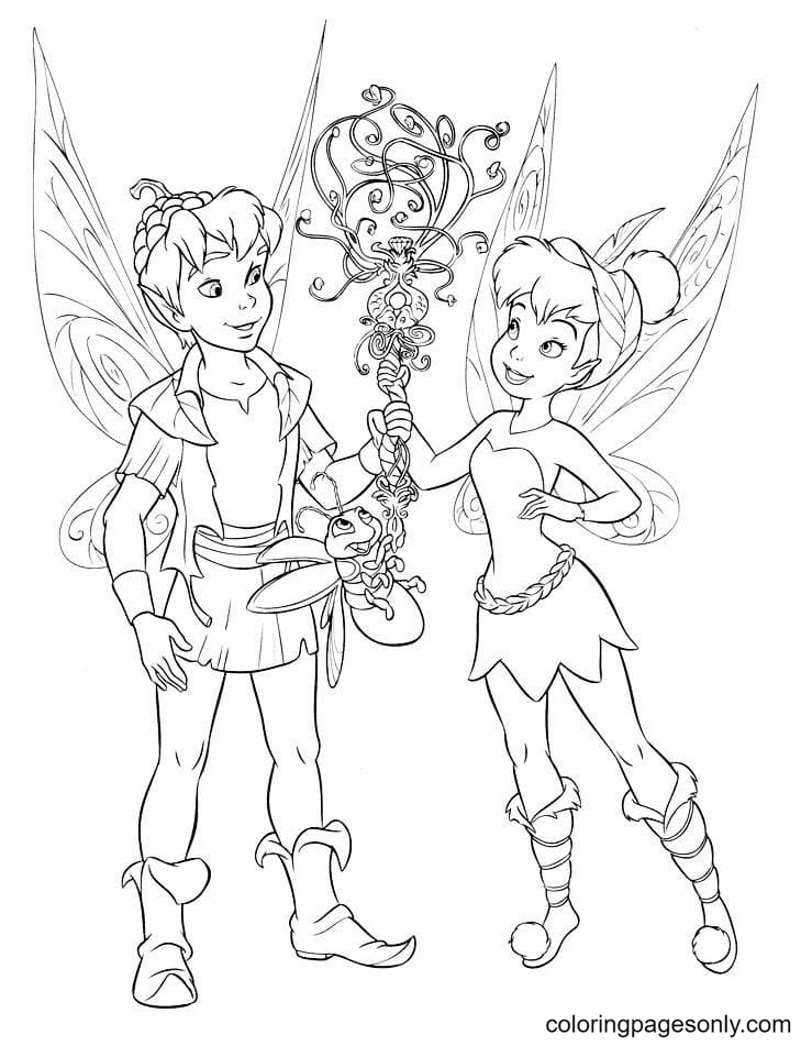Tinkerbell coloring pages printable for free download