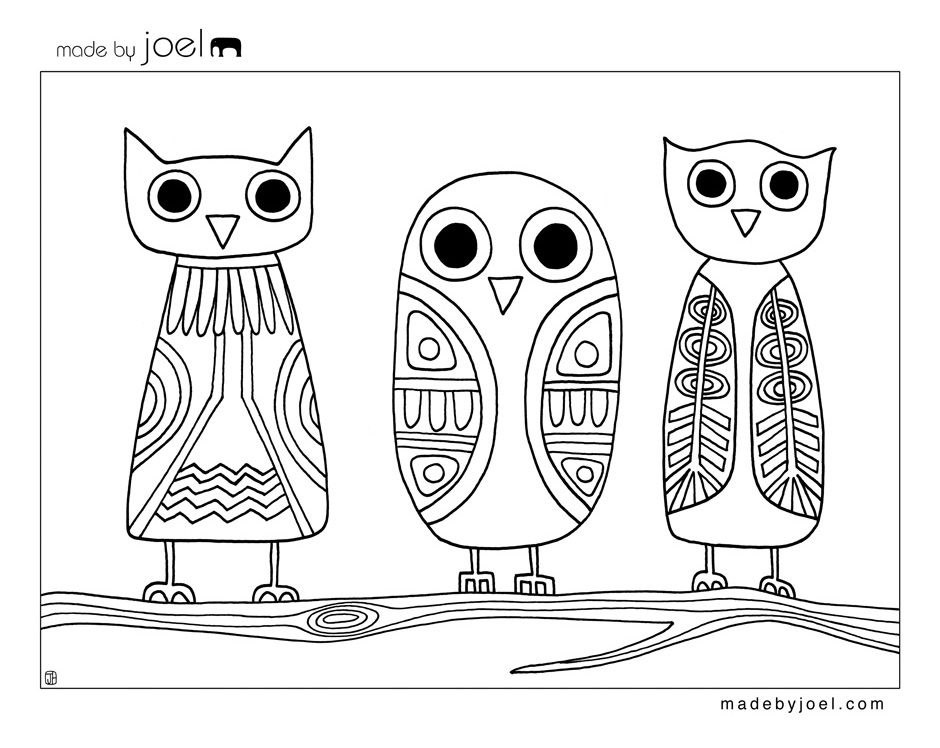 Free coloring sheets â made by joel