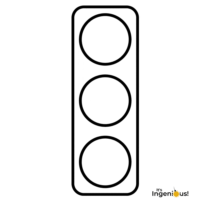The ultimate traffic light coloring page for toddlers its ingenious