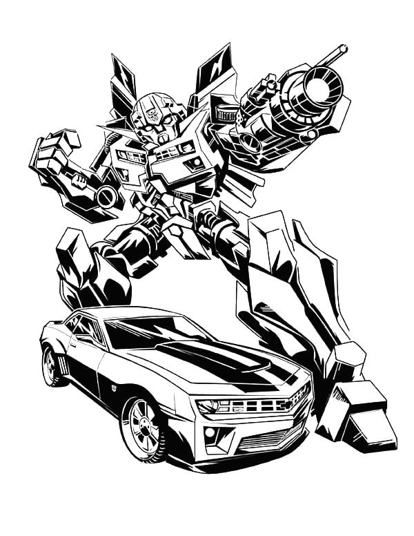 Bumblebee coloring pages